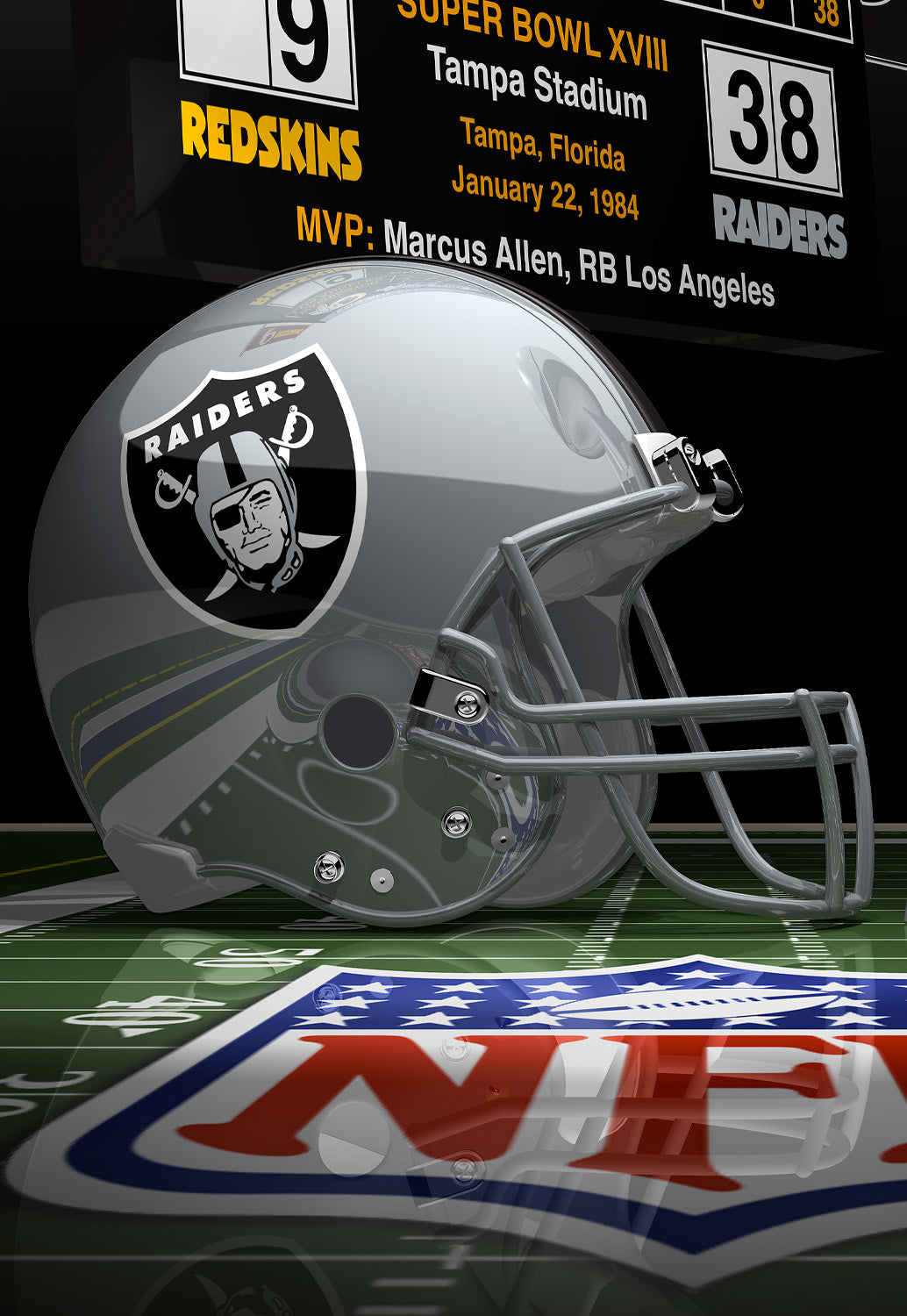 Los Angeles Raiders, Super Bowl XVIII Champions