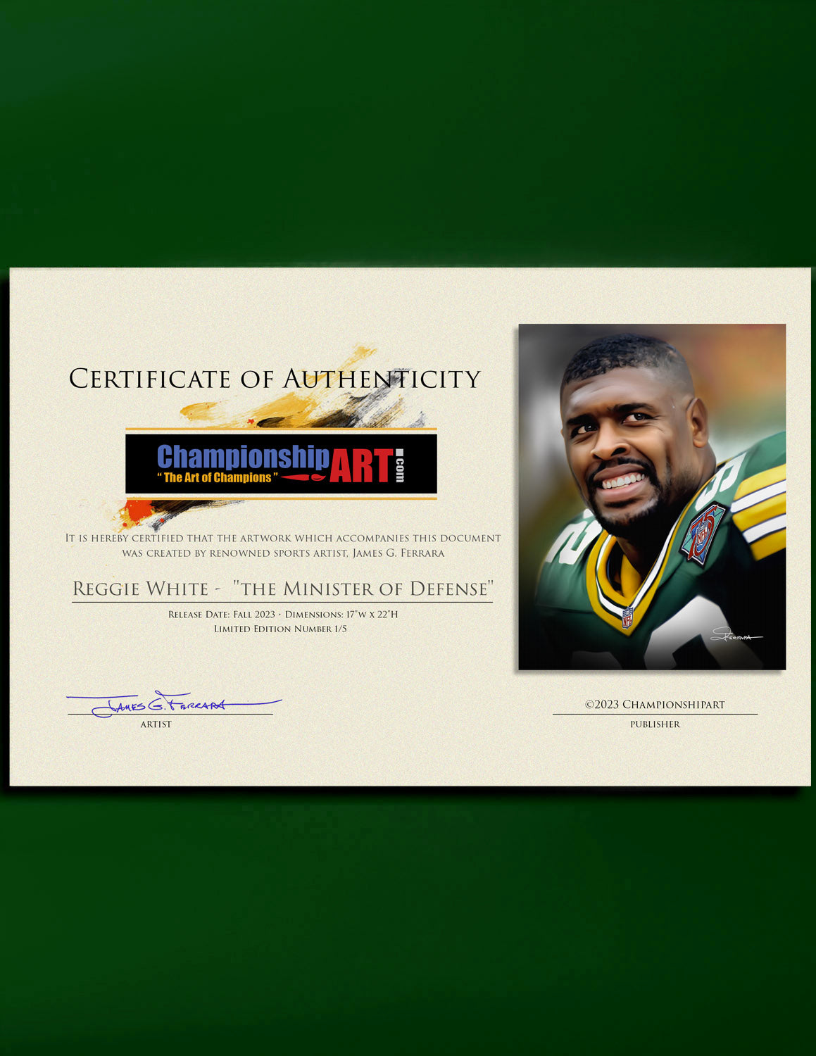 Reggie White - Green Bay Packers