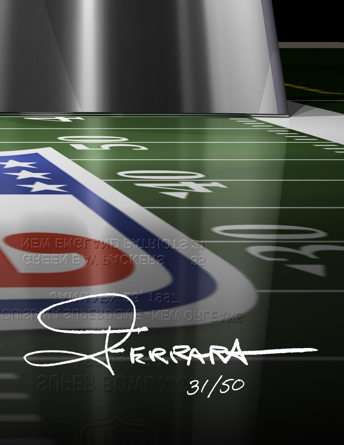 Green Bay Packers, Super Bowl XXXI Lombardi Trophy