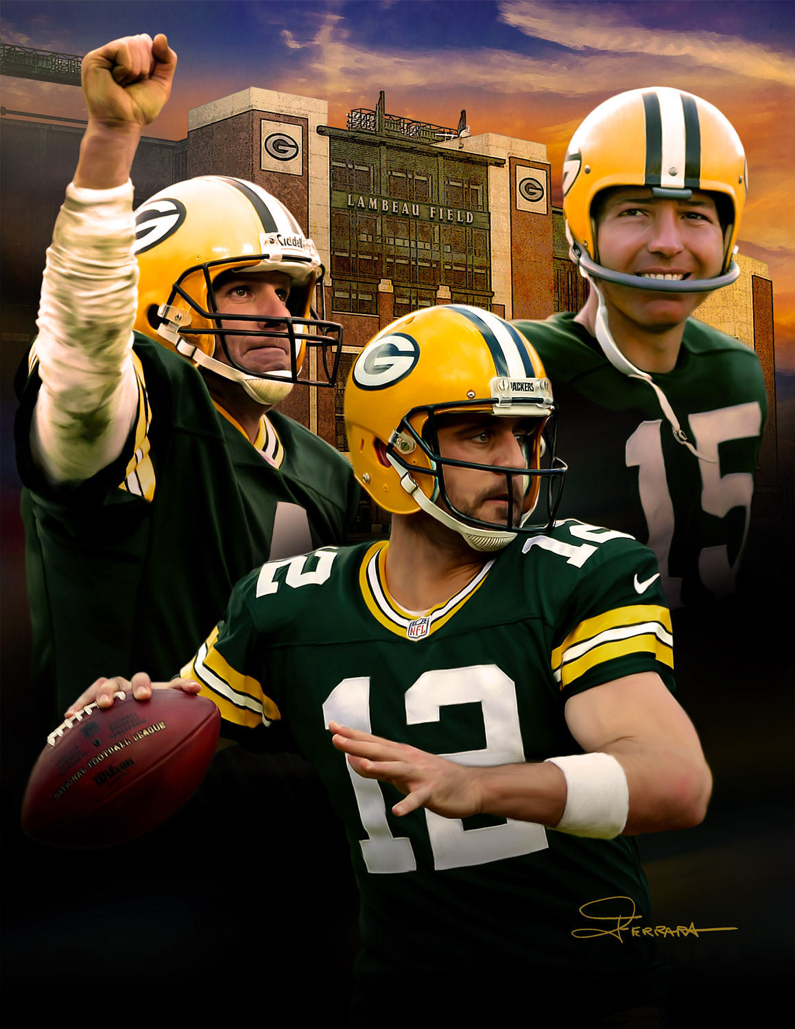 'Packers Legends' - Artist Proof