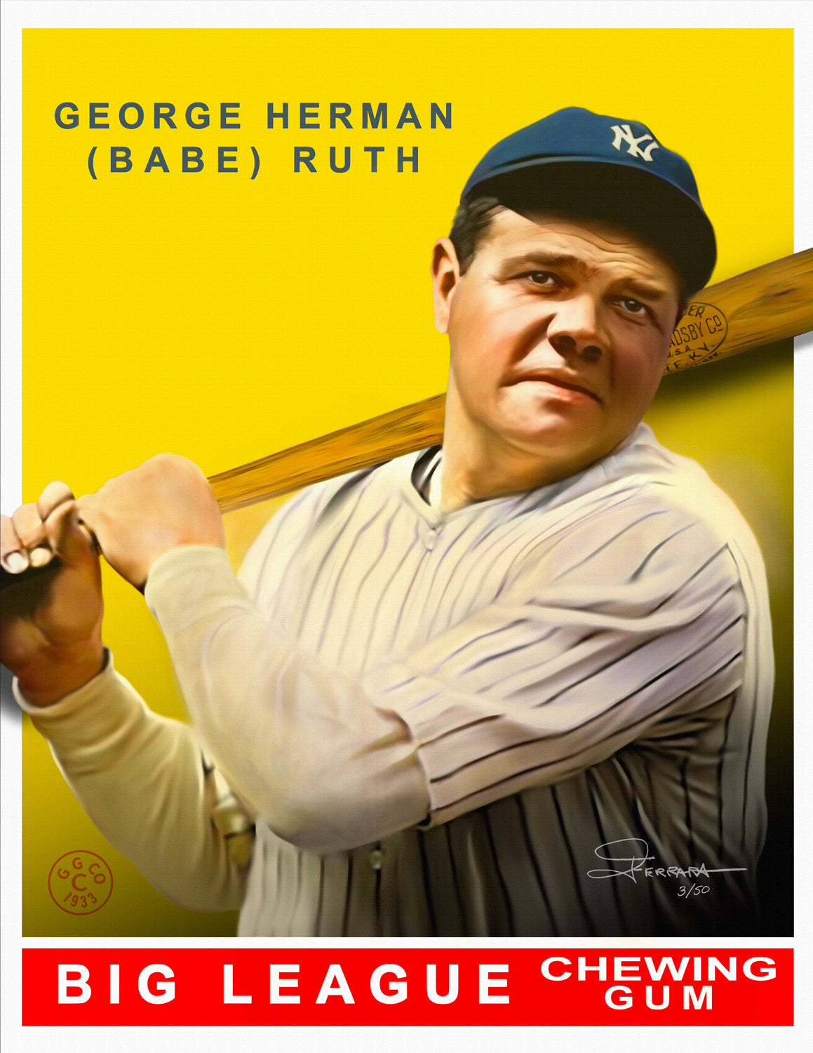 Babe Ruth 1933 Goudey Card #53 – ChampionshipArt