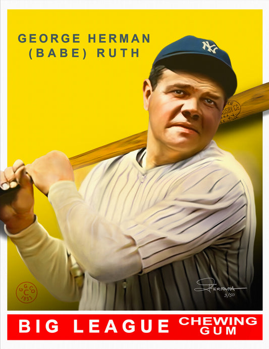 Babe Ruth 1933 Goudey Card #53