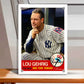 Lou Gehrig - New York Yankees 5"x 7" Baseball Card Art