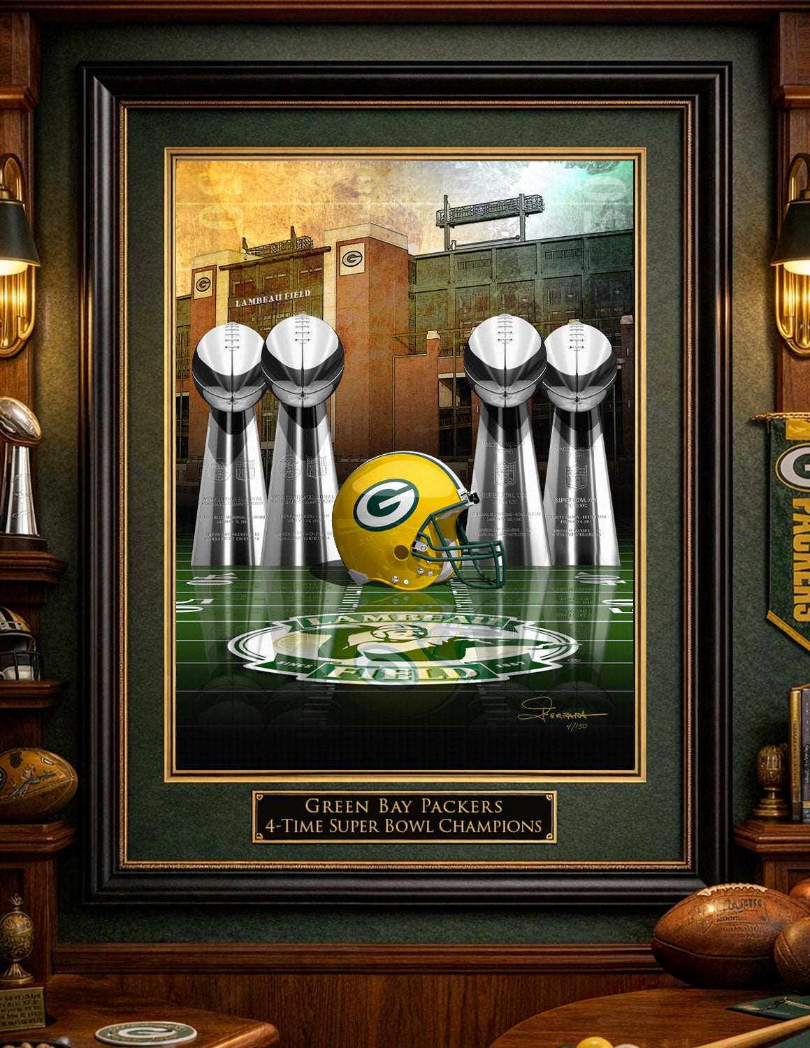 Green Bay Packers  4-Time Super Bowl Champions