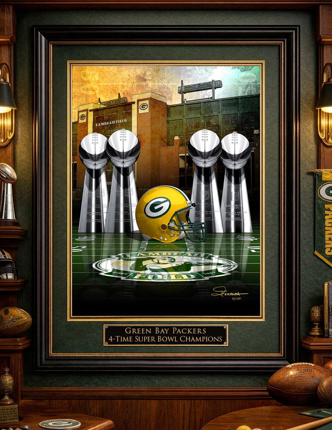Green Bay Packers  4-Time Super Bowl Champions