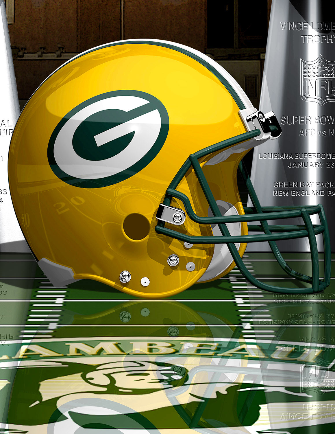 Green Bay Packers  4-Time Super Bowl Champions