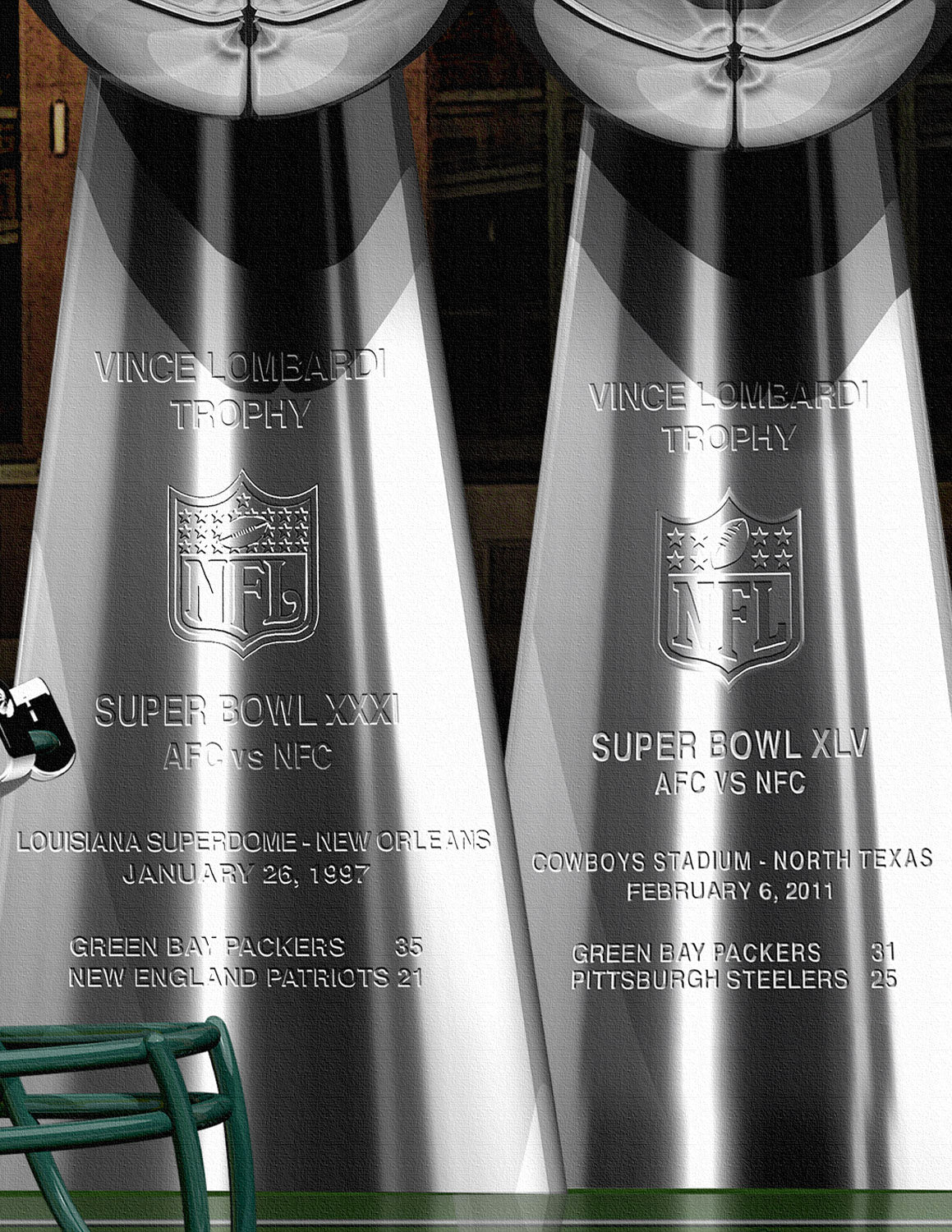 Green Bay Packers  4-Time Super Bowl Champions