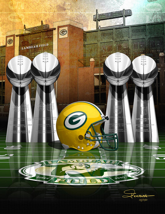 Green Bay Packers  4-Time Super Bowl Champions