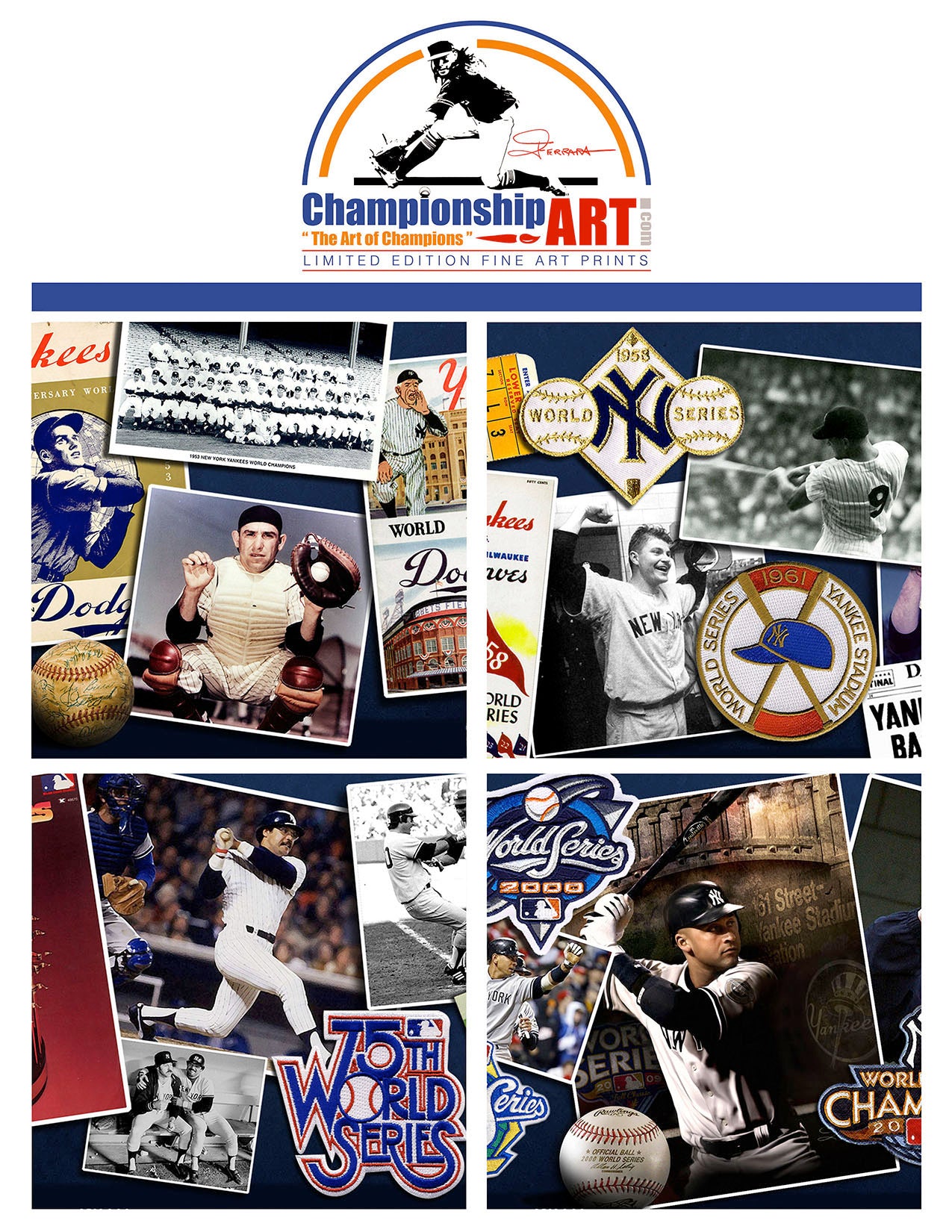 New York Yankees Championships Poster – ChampionshipArt - The Art of  Champions