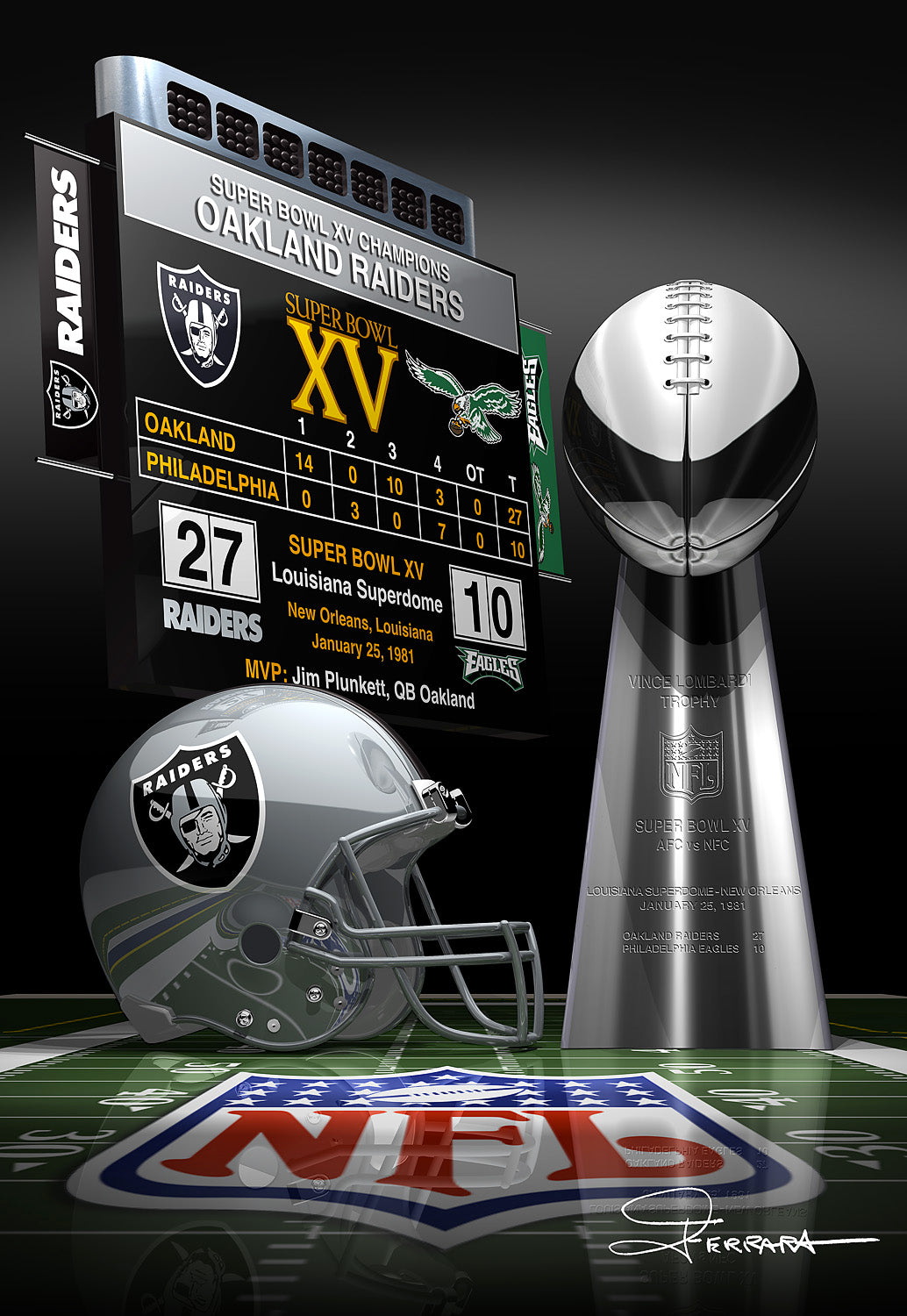 Oakland Raiders, Super Bowl XV Champions