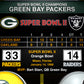 Packers Super Bowl II Champions - Dueling Helmets