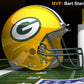 Packers Super Bowl II Champions - Dueling Helmets