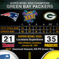 Packers Super Bowl XXXI Champions - Dueling Helmets