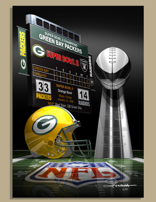 Green Bay Packers, Super Bowl II Lombardi Trophy