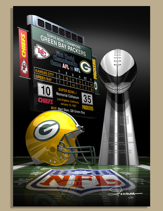 Green Bay Packers, Super Bowl I Lombardi Trophy