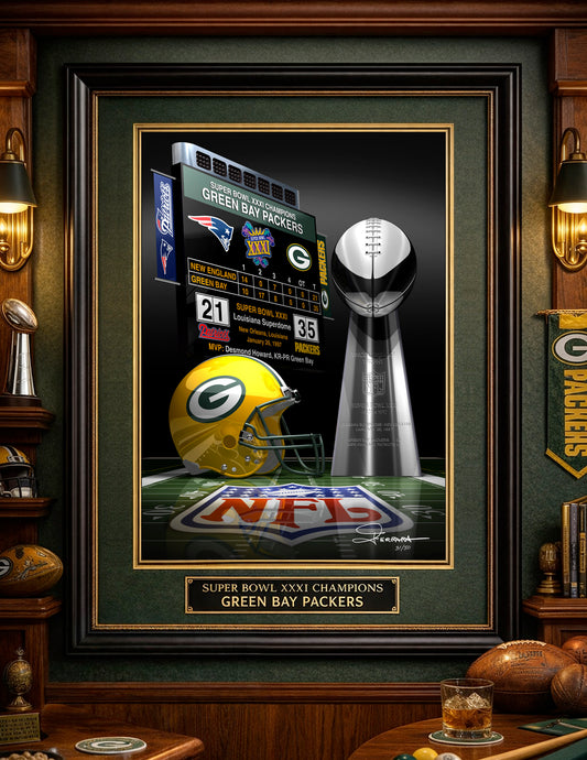 Green Bay Packers, Super Bowl XXXI Lombardi Trophy