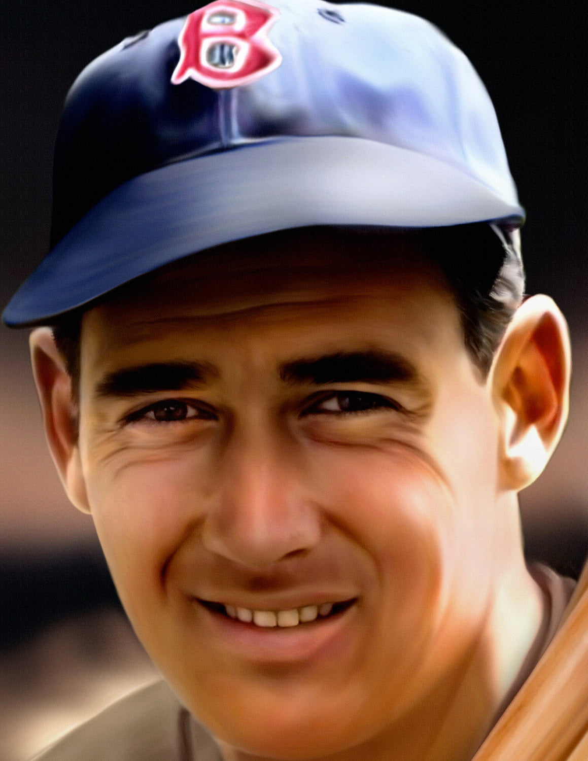 Ted Williams 1953 Style Baseball Card